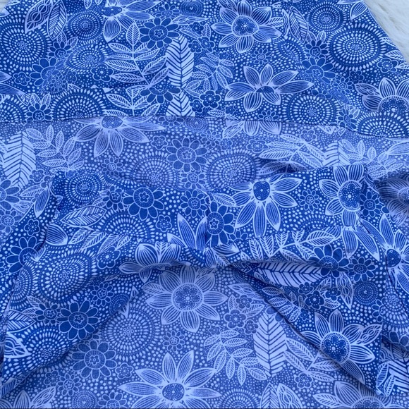 Kim Rogers Floral Mini Skirt Blue Skort 8 - Picture 8 of 10